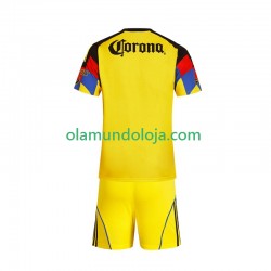 Camisola Club América Criança Equipamento Primeiro 2025-2026 Manga Curta
